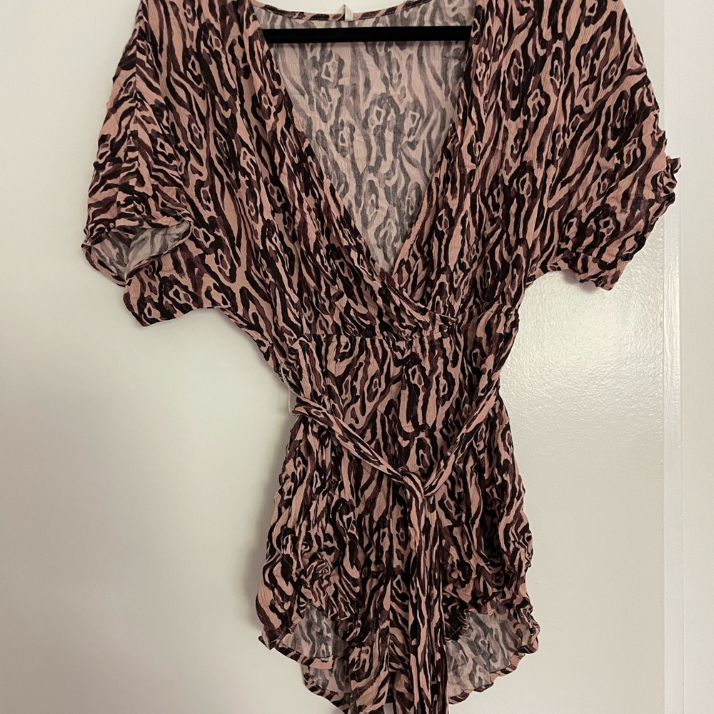 Anthropologie Printed Romper
